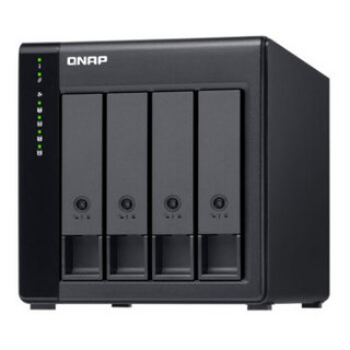 QNAP 威联通 TL-D400S四盘位桌上型多通道 SATA 6Gb/s JBOD 效能网络存储器扩充设备nas扩展柜