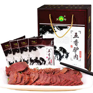 大午 五香驴肉 175g*4袋 礼盒装