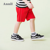 Annil 安奈儿 男童休闲中裤