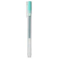無印良品 MUJI 無印良品  凝胶中性墨水圆珠笔 学生文具 绿色 0.38mm