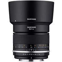 SAMYANG 森养光学 MF 85mm F1.4 MK2 中远摄定焦镜头 尼康F卡口 72mm