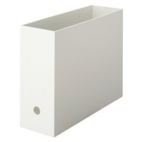 无印良品 MUJI 聚丙烯 文件盒 灰白色 约长10x宽32x高24cm