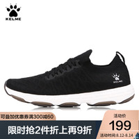 KELME/卡尔美运动鞋女防滑舒适休闲鞋轻便慢跑鞋66832502 黑色 38