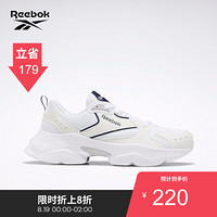 Reebok锐步夏季男女休闲运动小白鞋 AADORUN复古情侣老爹鞋EF5301 EG5688_白色/藏青色/灰色 36.5