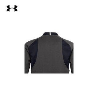 安德玛官方UA Unlimited男子飞行员运动拉链夹克Under Armour1356956 灰色010 XL