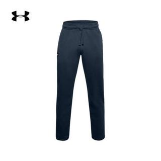 安德玛官方UA Rival男子抓绒运动长裤Under Armour1357129 深蓝色408 XXL
