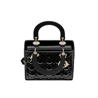 Dior 迪奥 Lady Dior系列 女士中号手袋 M0565OWCB_M900 黑色