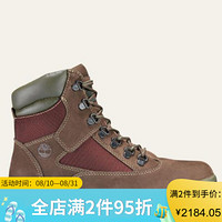 Timberland添柏岚男鞋6英寸野战靴A1W2B201 Dark Brown Nubuck 12 M