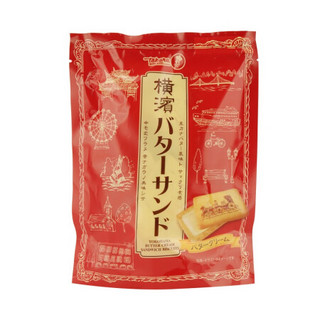 日本进口 Takara宝制果 曲奇饼干休闲食品糕点 横滨黄油夹心饼干 72g