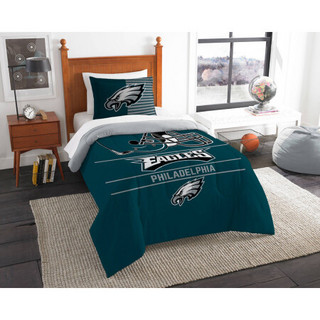 美国直邮 NFL  费城老鹰“草案”床上用品套装 TWIN