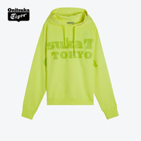 Onitsuka Tiger 中性 连帽卫衣 时尚简约休闲卫衣男 2183A492-110 荧光黄 L