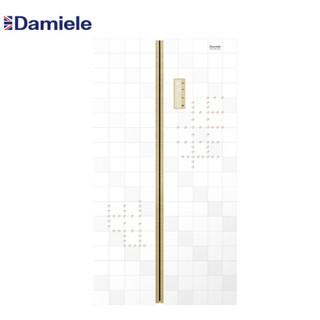 达米尼（Damiele）BCD-516WKGDA516升变频唯美镶嵌77颗水晶风冷无霜双开对开门冰箱 彩晶玻璃型