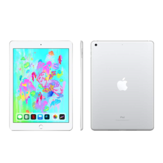 Apple 苹果 iPad 第六代 2018款 9.7英寸 平板电脑(2048×1536dpi、A10、128GB、WiFi版、银色）