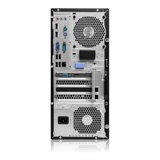 Lenovo 联想 ThinkCentre M920t 九代酷睿版 21.5英寸 商用台式机 黑色 (酷睿i7-9700、R520、8GB、128GB SSD+1TB HDD、风冷)