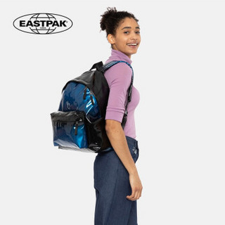 EASTPAK 双肩包休闲时尚潮包简约纯色防泼水户外旅游背包 EK62045Y蓝色