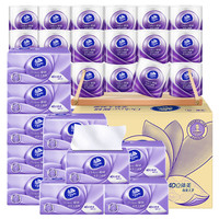 Vinda 维达 立体美系列 V2880201 抽纸卷纸组合装 3层*100抽*8包+3层*110g*12卷 133*195mm+138*198mm