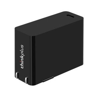 联想 thinkplus USB-C 45W 65W口红电源 thinkpad X1 X390 X280 T490 T480 E490 E480随身充电器