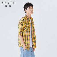 Semir 森马 13-039041015 男士短袖衬衫