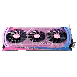 yeston 盈通 RX 5700 XT 8G 游戏高手 樱瞳限量版 显卡 8GB 粉色