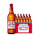 Budweiser 百威 啤酒经典美式拉格600ml*12瓶整箱礼盒装套装瓶装