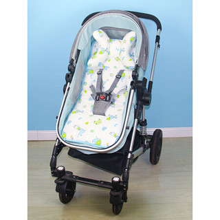婴儿推车棉垫通用加厚 宝宝推车配件坐垫儿童餐椅手推车垫子 龙猫粉色（短款） 现货