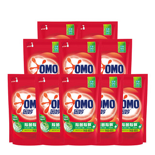 OMO 奥妙 除菌除螨洗衣液 400g*10袋 桉树艾草香