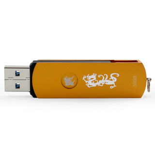 KDATA金田U盘金属旋转USB3.0高速优盘16G32G64G128g企业办公商务电脑手机U盘批发 金色 16G USB3.0