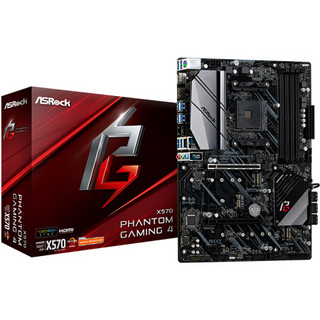 ASRock 华擎 X570 Phantom Gaming 4 ATX主板（AMD AM4、X570）