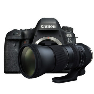 佳能（Canon）EOS 6D2/6D Mark II 专业全画幅数码单反相机 搭配C版C版150-600mm f/5-6.3 D 套餐三