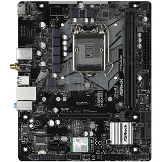 ASRock 华擎 H410M/ac MATX主板（intel LGA1200、H410）