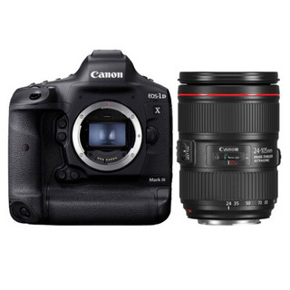 佳能（Canon) EOS-1D X Mark III 全画幅4K专业单反相机 1dx mark 3 24-105mm f/4L IS II USM镜头 套餐二