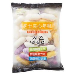 璟欣食品 JING XIN 芝士夹心年糕混合装 500g （三种口味 火锅食材 炒年糕 方便菜） *20件