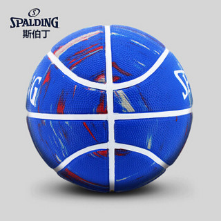 斯伯丁 SPALDING 大理石印花快船队队徽系列橡胶篮球 84-135Y 7号球