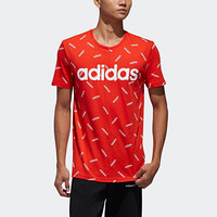 阿迪达斯官网 adidas neo M AOP TEE 男装运动短袖T恤DW7865 如图 S