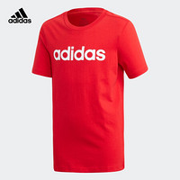 阿迪达斯官网 adidas YB E LIN TEE 大童装训练运动短袖T恤FS9587 FS9587 176CM