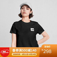 TheNorthFace北面短袖T恤女户外吸湿排汗上新|499Y JK3/黑色 L