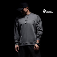 MSGD春夏卫衣男子新品套头运动宽松休闲原创几何国潮休闲上衣 Hurricane Gray 飓风灰 L