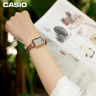 卡西欧（CASIO）SHEEN SHE-4061HPG商务手表时尚简约女表 BANDSH01L-4CUPF茗荷表带