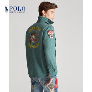 Ralph Lauren/拉夫劳伦男装 2020年早秋经典版型工装衬衫12522 250-绿色 S