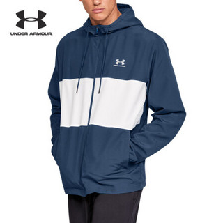 安德玛官方UA Sportstyle Wind男子运动夹克Under Armour1329297 蓝色581 L