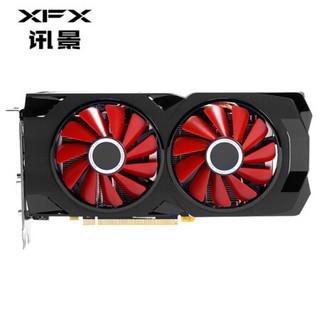 讯景（XFX）RX 580 2048SP GDDR5黑狼版AMD全新盒装台式机电脑游戏吃鸡独立显卡 讯景 RX 580 8G+航嘉500W