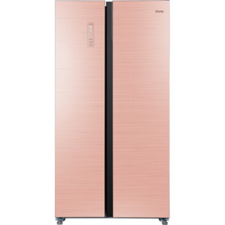 奥马（Homa）455升对开门冰箱 风冷无霜 超薄嵌入式 电脑温控 BCD-455WKGH玫瑰金 玫瑰金