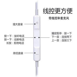 全颂 入耳式手机耳机重低音耳塞适用于 一条装【免运费】 360N4/N4S/N5/F5/Q5