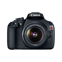 Canon 佳能 EOS Rebel T5 APS-C画幅 数码单反相机 黑色 EF-S 18-55mm F3.5 IS II 变焦镜头 单镜头套机