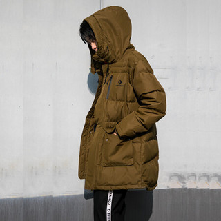 CONVERSE 匡威 男子 Middle Length Down Fill Puffer Jacket 羽绒服 10019323-A02 M码