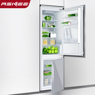 ASIKEE瑞典雅高TF-328嵌入式冰箱隐藏式变频风冷无霜超薄内嵌式冰箱镶嵌式冰箱R600a制冷冰 变频-法式十字对开门