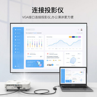 VENTION 威迅 Type-C扩展坞HDMI/VGA转换器TFAHB