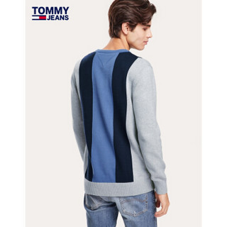 TOMMY JEANS 男装秋季套头针织衫 DM0DM07005 灰色0A6 M