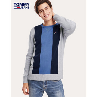 TOMMY JEANS 男装秋季套头针织衫 DM0DM07005 灰色0A6 M