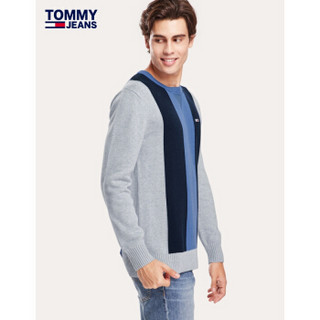 TOMMY JEANS 男装秋季套头针织衫 DM0DM07005 灰色0A6 M